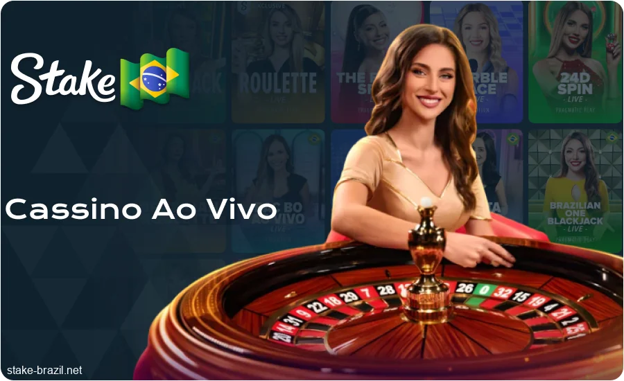 Jogue no cassino ao vivo na Stake BR